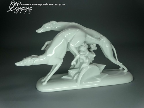 Купить фарфоровую статуэтку Rosenthal Бегущие грейхаунды
